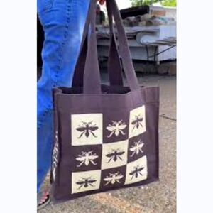 Paper Source Reusable Tote Bag Bees